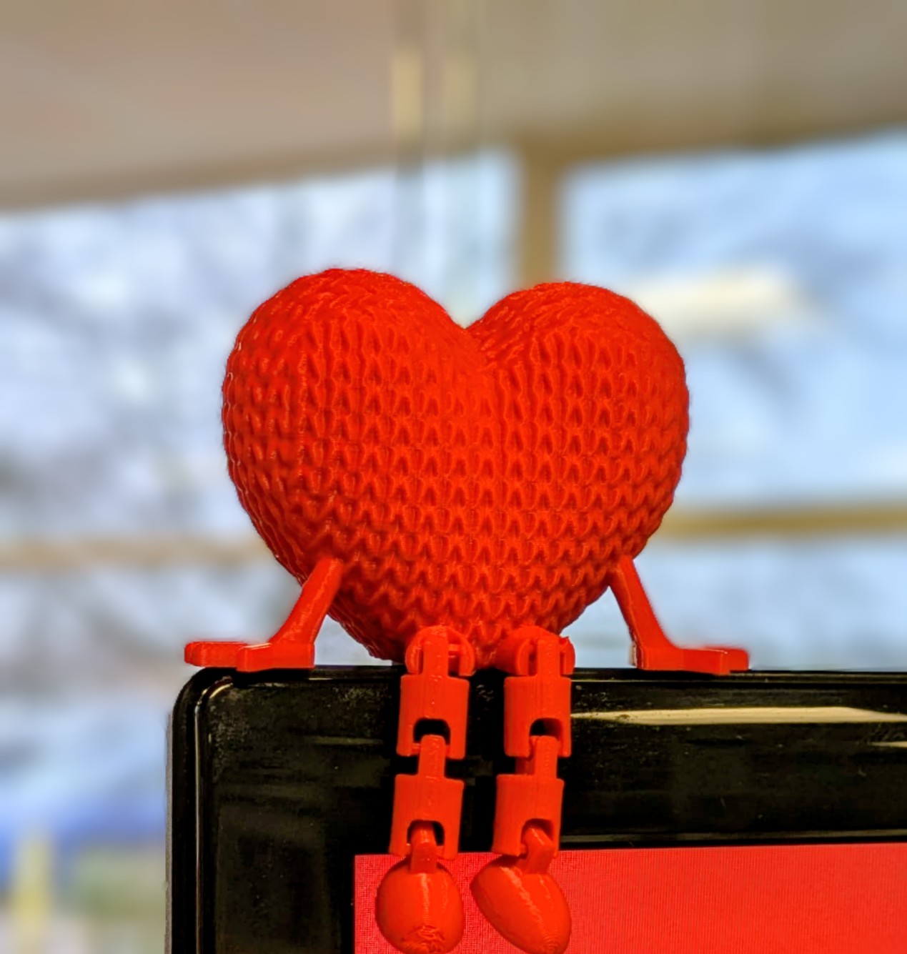 Cute 3D printed Desktop Heart