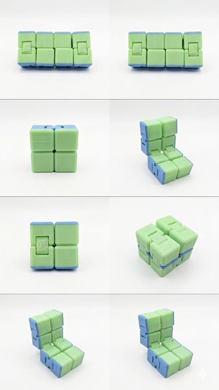 3D Printed Infinity Cube