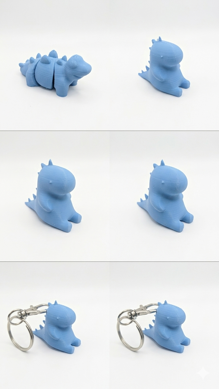 3D printed Mini Dino's