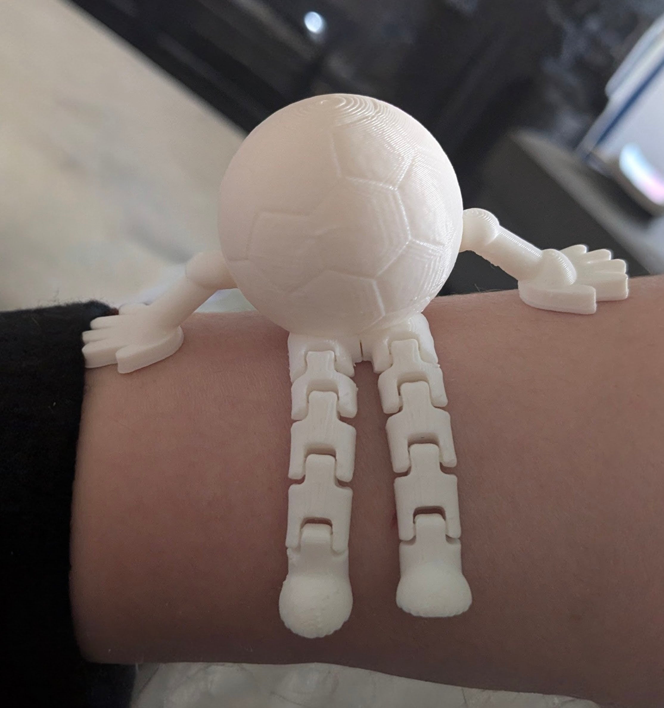 3D Printed Sitting Football